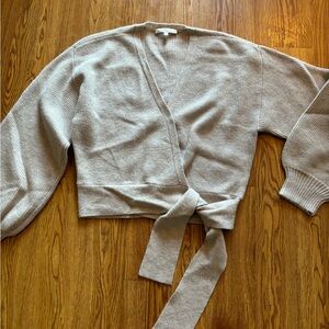 WAYF cropped sweater